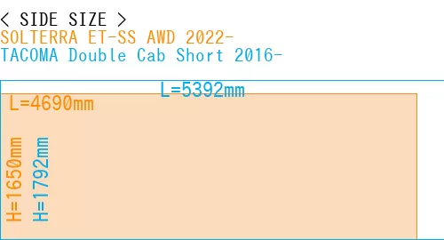 #SOLTERRA ET-SS AWD 2022- + TACOMA Double Cab Short 2016-